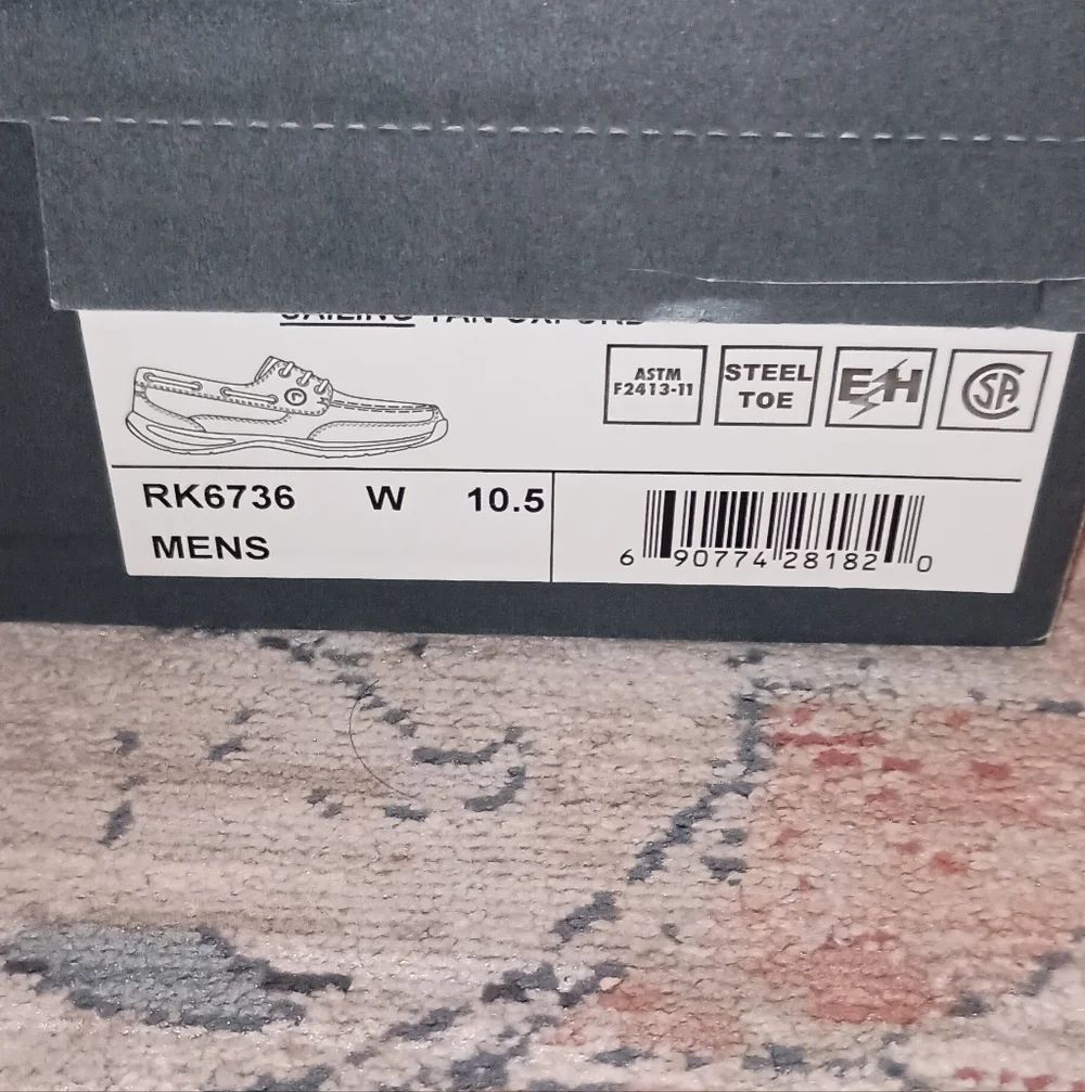 Rockport Works Tan Sailing Men's Shoes Size 10.5 Wide